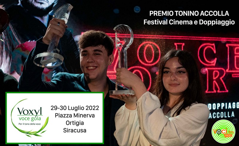 Voxyl Voce Gola al “Premio Tonino Accolla 2022”
