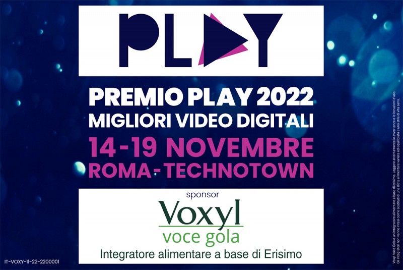 Voxyl Voce Gola al “Premio Play” di Roma