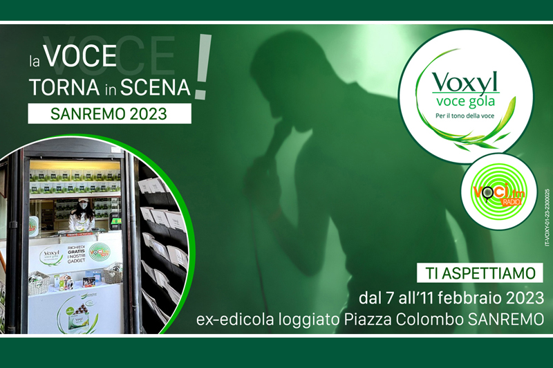 Voxyl a Sanremo 2023: la voce... torna in scena!