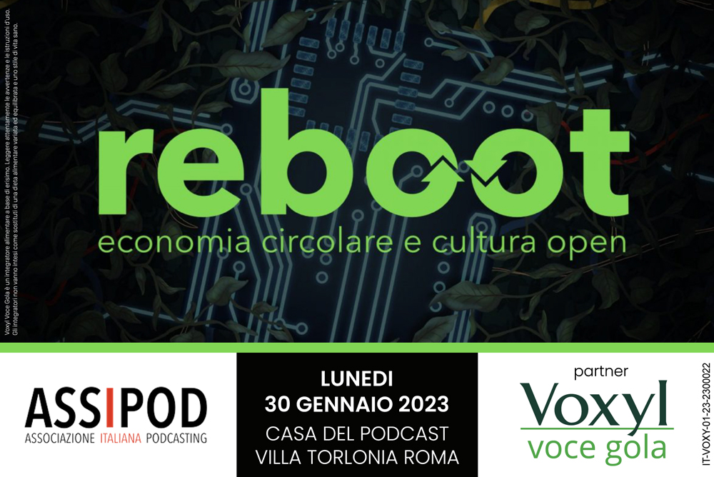 Voxyl Voce Gola, il 30 Gennaio 2023 alla “Casa del Podcast” di Roma