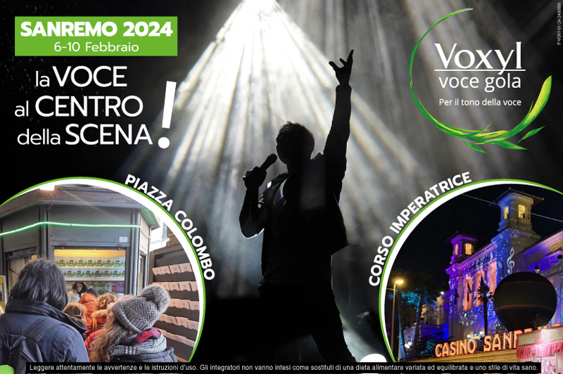 Voxyl a Sanremo 2024: la voce al centro della scena!